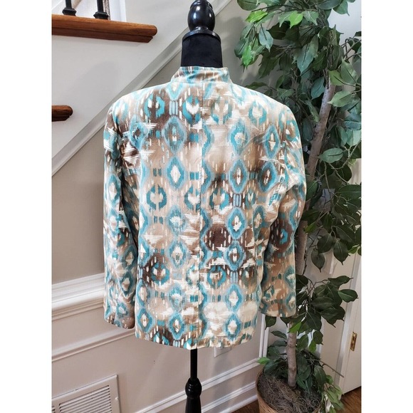 Alfred Dunner Women's Multicolor Polyester Long Sleeve Full Zip Casual Jacket 14 - Picture 6 of 12